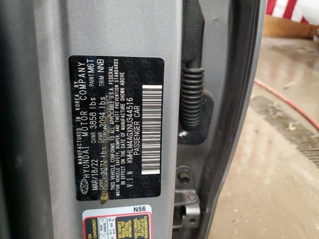 2022 HYUNDAI ELANTRA SE - KMHLM4AGXNU344516