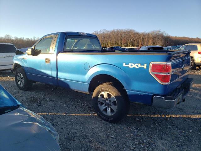 FORD F150 2010 blue pickup gas 1FTMF1EW3AKA76689 photo #3