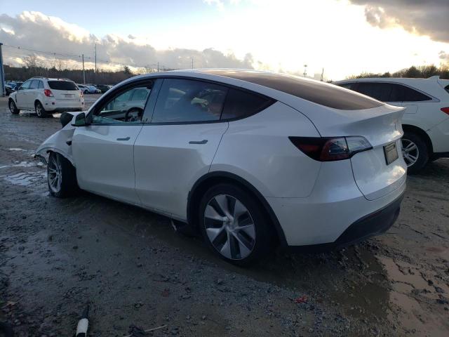 TESLA MODEL Y 2023 white  electric 7SAYGDEE7PA141881 photo #3