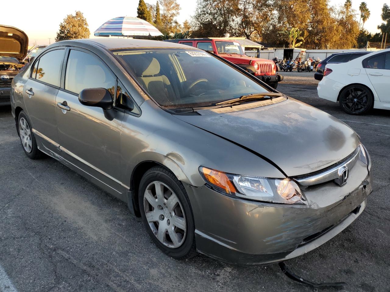 Lot #3030427496 2007 HONDA CIVIC LX