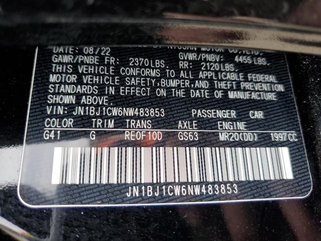 2022 NISSAN ROGUE SPOR - JN1BJ1CW6NW483853