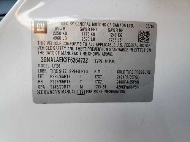 VIN 2GNALAEK2F6364732 2015 CHEVROLET EQUINOX no.13