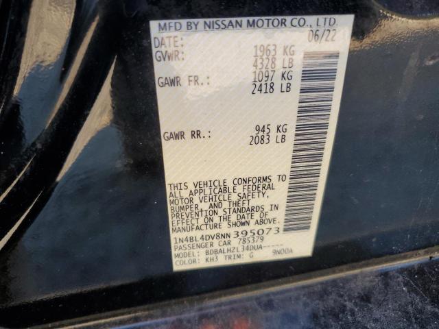 2022 NISSAN ALTIMA SV - 1N4BL4DV8NN395073