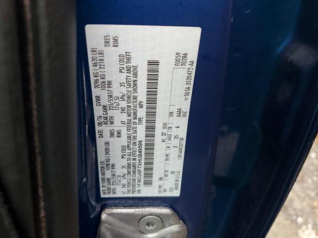 2017 FORD ESCAPE S - 1FMCU0F7XHUB49599
