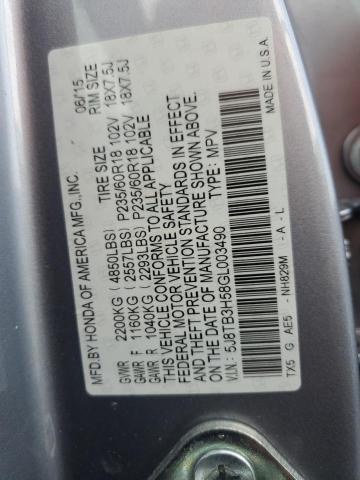 2016 ACURA RDX TECHNO - 5J8TB3H58GL003490