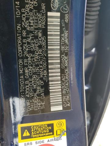 2015 LEXUS ES 350 - JTHBK1GG1F2162825