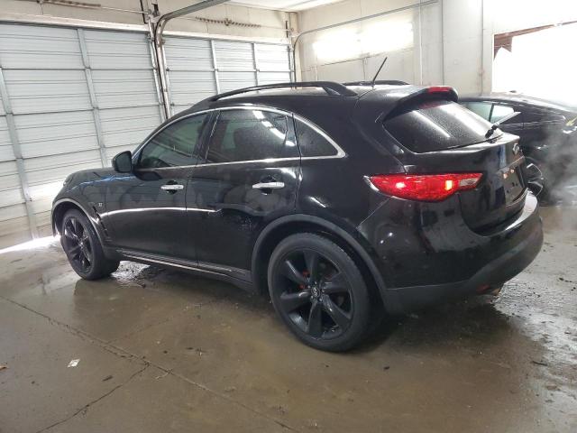 INFINITI QX70 2015 black  gas JN8CS1MU3FM381066 photo #3