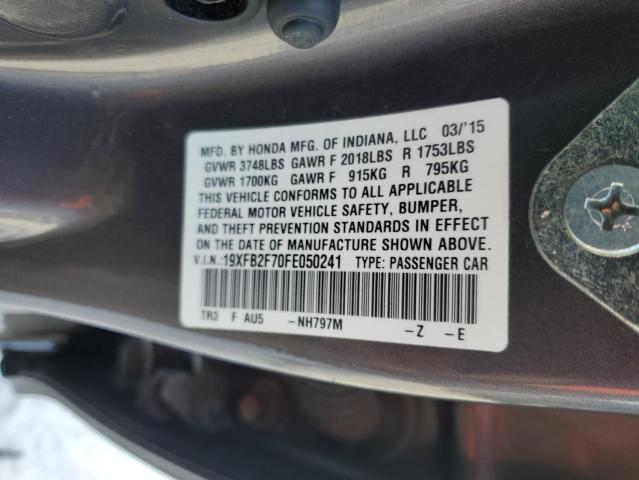 2015 HONDA CIVIC SE 19XFB2F70FE050241