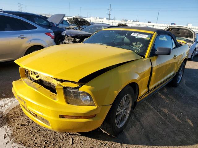 FORD MUSTANG 2005 yellow  gas 1ZVHT84N155228871 photo #1