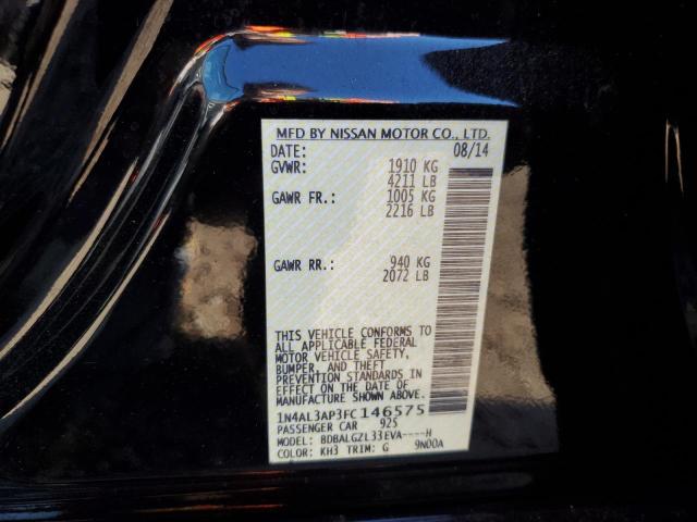 2015 NISSAN ALTIMA 2.5 - 1N4AL3AP3FC146575