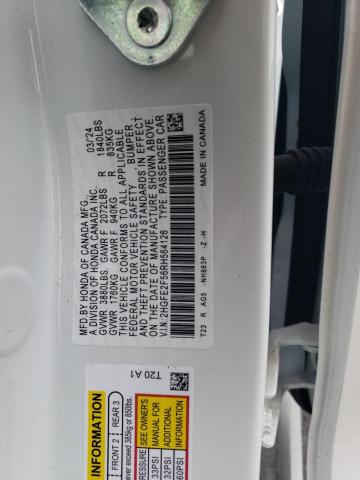 2024 HONDA CIVIC SPOR - 2HGFE2F56RH564126