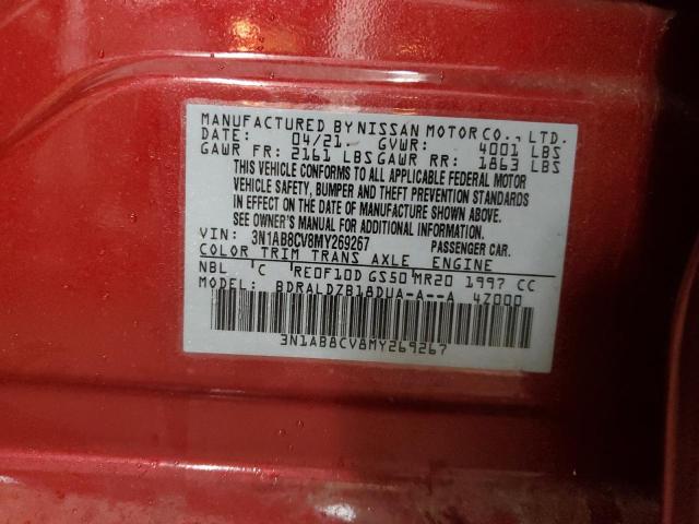 2021 NISSAN SENTRA SV - 3N1AB8CV8MY269267