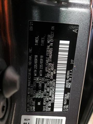 2021 TOYOTA HIGHLANDER - 5TDGBRCH5MS536878