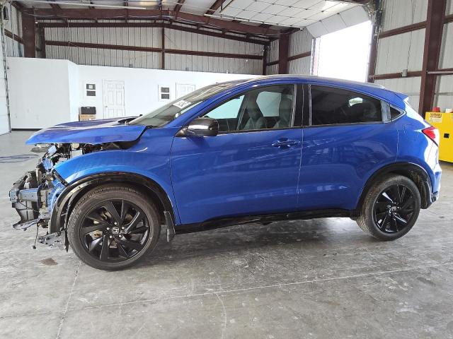 HONDA HR-V SPORT 2022 blue  gas 3CZRU5H19NM706338 photo #1