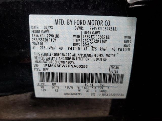 2023 FORD EXPLORER L - 1FM5K8FW7PNA00256