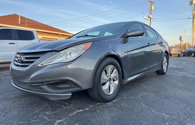 HYUNDAI SONATA GLS 2014 gray sedan 4d gas 5NPEB4AC6EH807522 photo #3