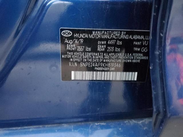 2019 HYUNDAI SONATA SE - 5NPE24AF9KH819346