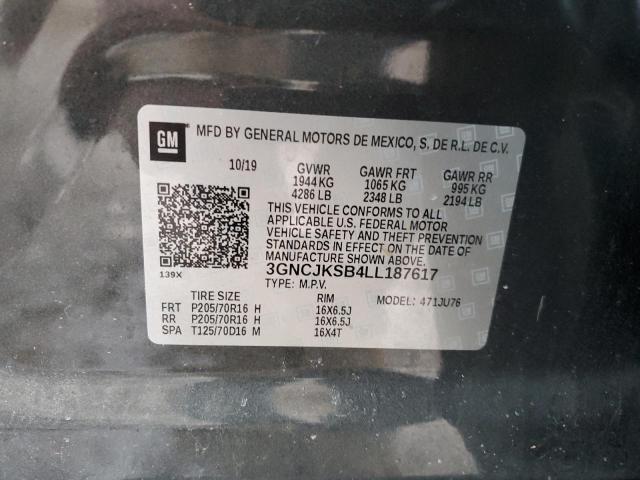 2020 CHEVROLET TRAX LS - 3GNCJKSB4LL187617