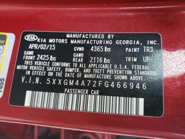 2015 KIA OPTIMA LX - 5XXGM4A72FG466946