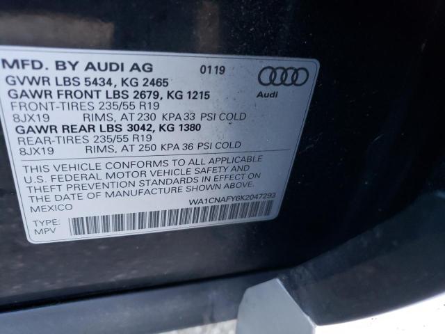 VIN WA1CNAFY6K2047293 2019 AUDI Q5 no.14