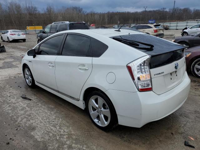 TOYOTA PRIUS 2011 white  hybrid engine JTDKN3DU4B1378182 photo #3