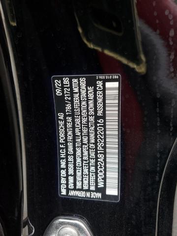 2023 PORSCHE BOXSTER SP WP0CC2A81PS222016