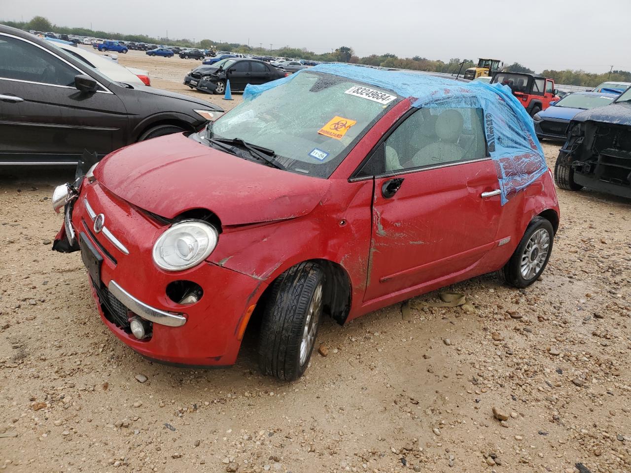 Lot #3034546750 2012 FIAT 500 LOUNGE