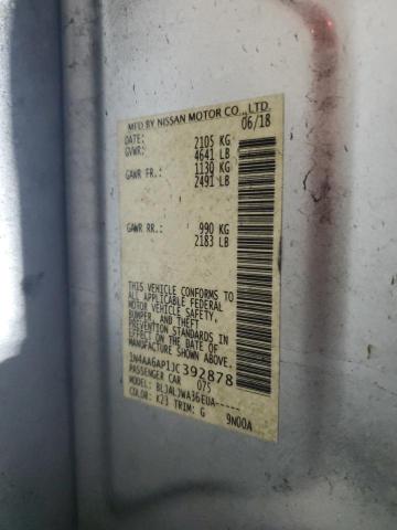 2018 NISSAN MAXIMA 3.5 - 1N4AA6AP1JC392878