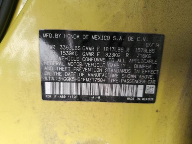 2015 HONDA FIT LX - 3HGGK5H51FM717584