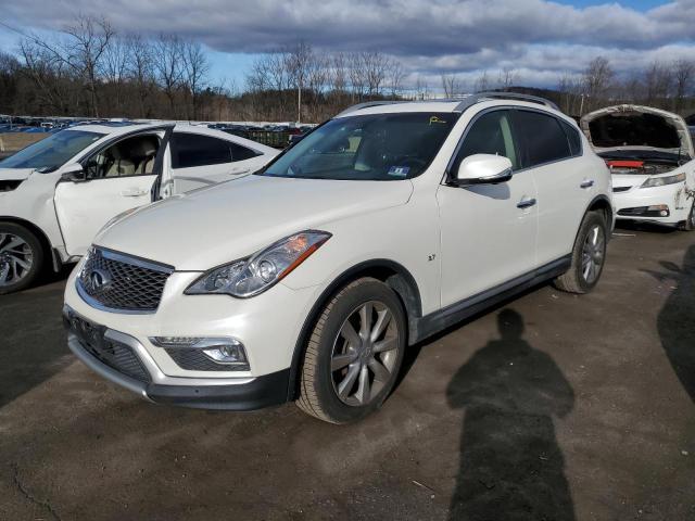 INFINITI QX50 2017 white  gas JN1BJ0RR9HM402064 photo #1