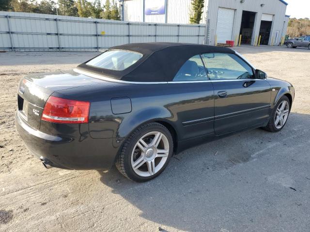 AUDI A4 2.0T CA 2007 black converti gas WAUDF48H27K017234 photo #4