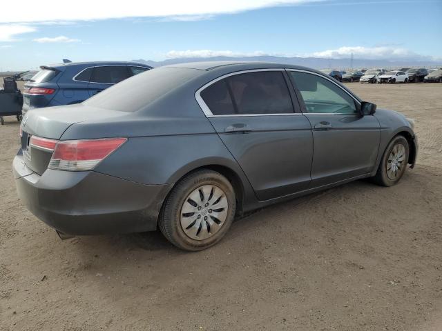 HONDA ACCORD LX 2011 gray  gas 1HGCP2F32BA015734 photo #4