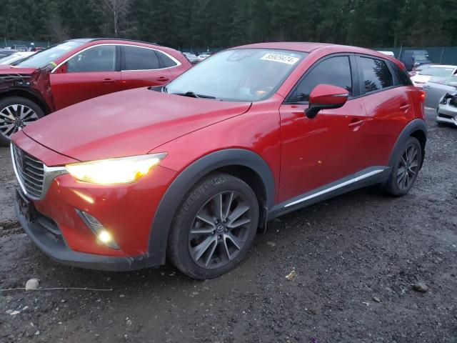 MAZDA CX-3 GRAND 2017 burgundy  gas JM1DKFD74H0165955 photo #1