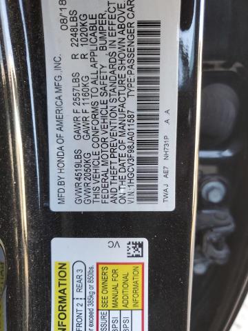 2018 HONDA ACCORD TOU - 1HGCV3F98JA011587