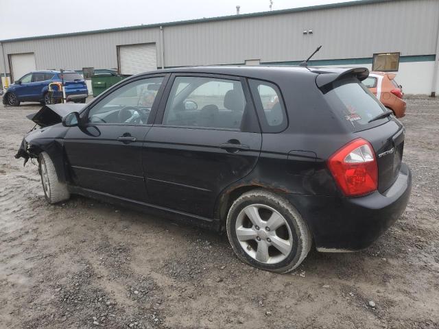 KIA SPECTRA5 5 2008 black  gas KNAFE162285013757 photo #3