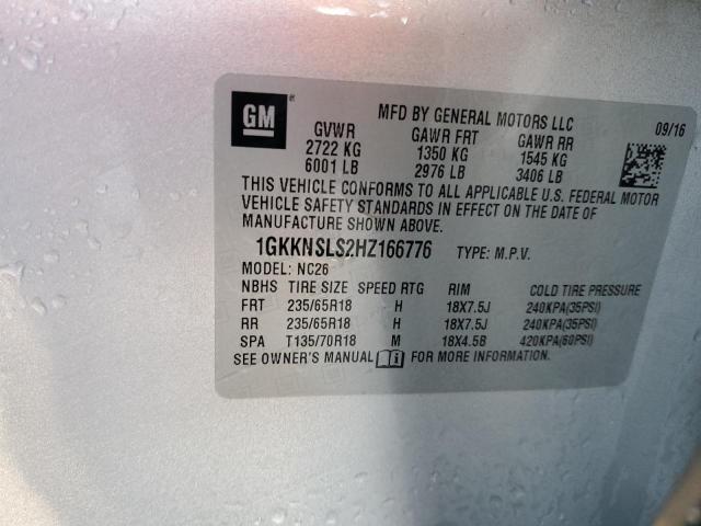 2017 GMC ACADIA SLE - 1GKKNSLS2HZ166776