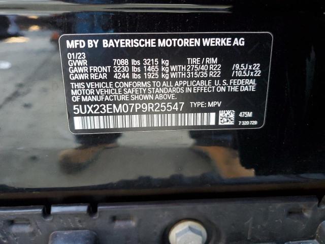 5UX23EM07P9R25547 2023 BMW X7 XDRIVE4
