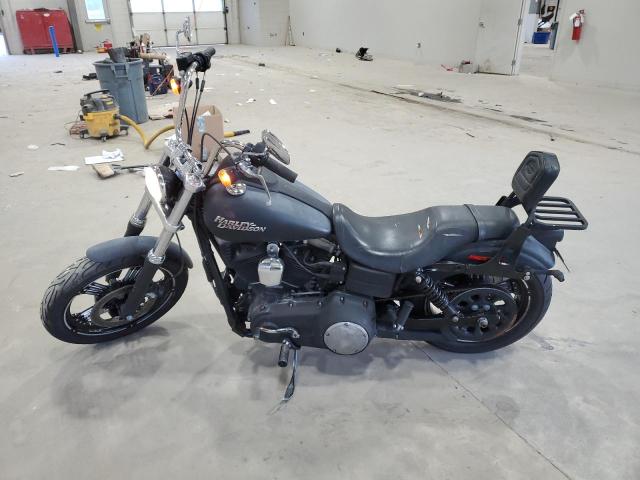 HARLEY-DAVIDSON FXDB DYNA 2012 black road/str gas 1HD1GX410CC328807 photo #4