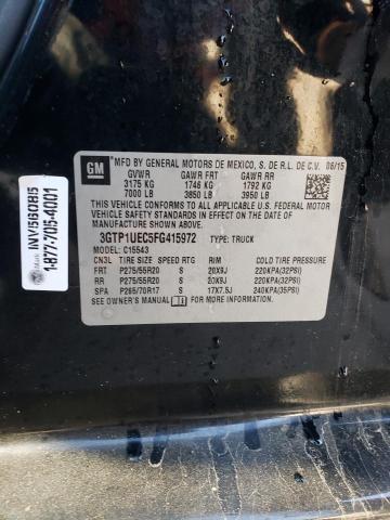 2015 GMC SIERRA C15 - 3GTP1UEC5FG415972