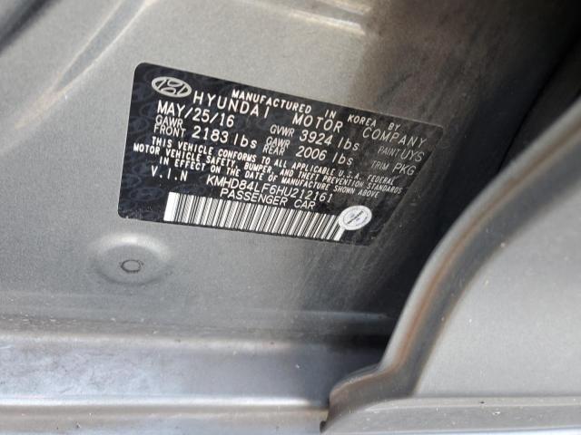 2017 HYUNDAI ELANTRA SE - KMHD84LF6HU212161