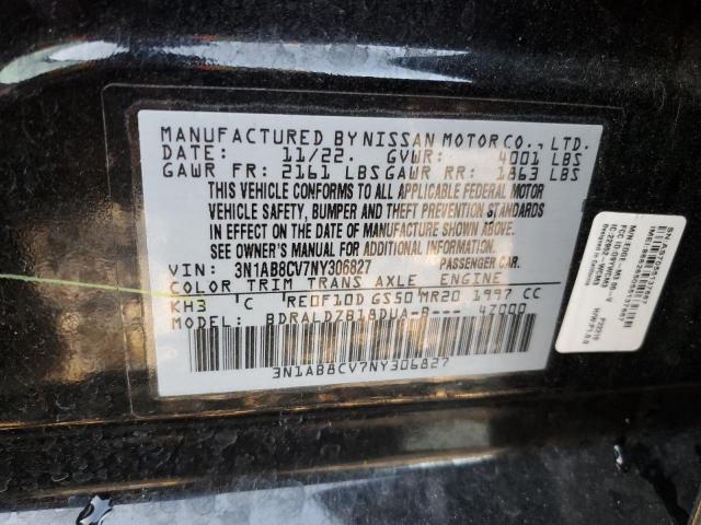 2022 NISSAN SENTRA SV - 3N1AB8CV7NY306827