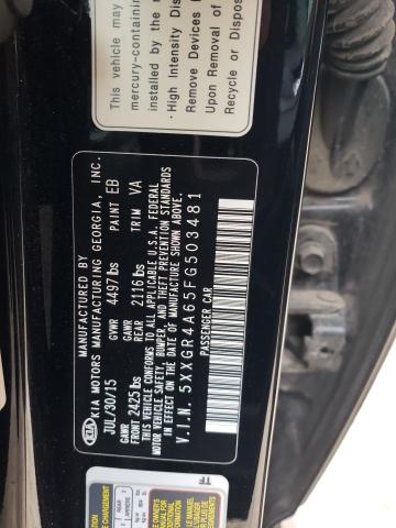 2015 KIA OPTIMA SX - 5XXGR4A65FG503481
