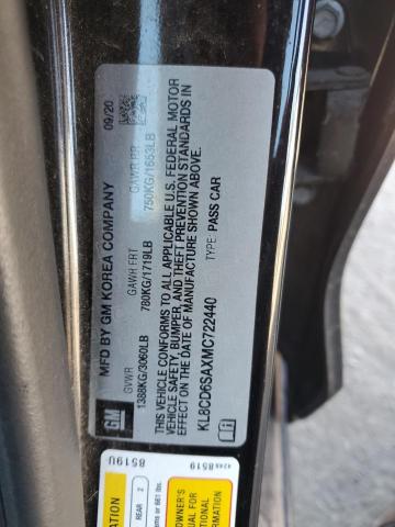 2021 CHEVROLET SPARK 1LT - KL8CD6SAXMC722440