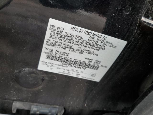 2015 LINCOLN MKS 1LNHL9EK7FG606318
