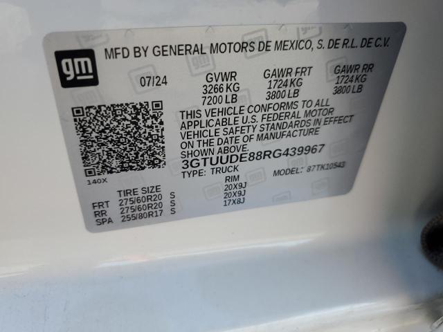 2024 GMC SIERRA K15 - 3GTUUDE88RG439967