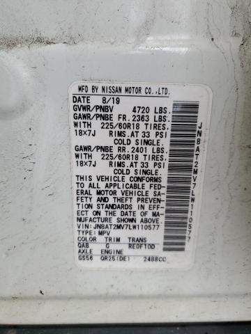 2020 NISSAN ROGUE S - JN8AT2MV7LW110577