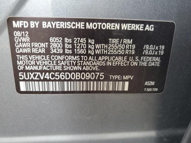 VIN 5UXZV4C56D0B09075 2013 BMW X5 no.14