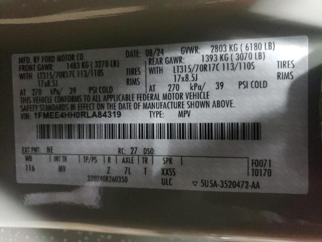 2024 FORD BRONCO EVE 1FMEE4HH0RLA84319