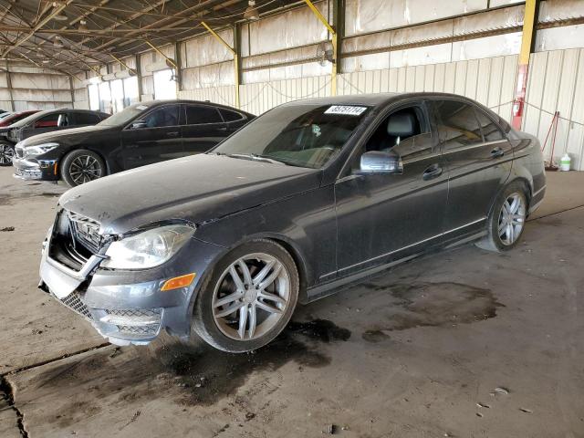 MERCEDES-BENZ C 250 2013 charcoal sedan 4d gas WDDGF4HB2DR253452 photo #1