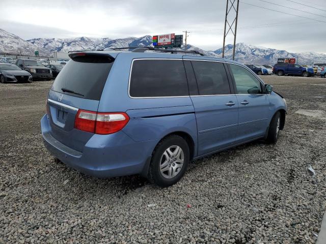 HONDA ODYSSEY TO 2007 blue  gas 5FNRL38877B043367 photo #4